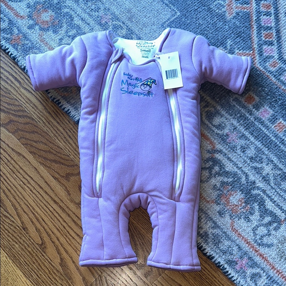 Baby Merlin Magic Sleepsuit - Purple